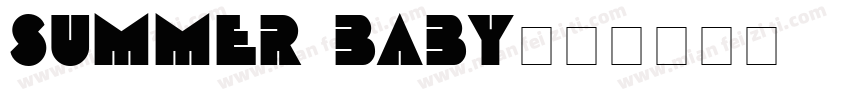 Summer Baby字体转换